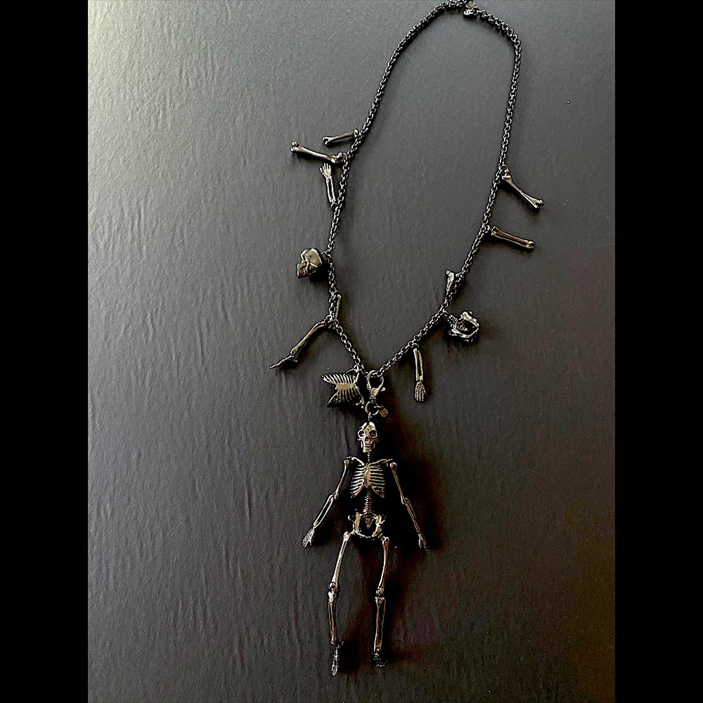 Titanium Skeleton Necklace